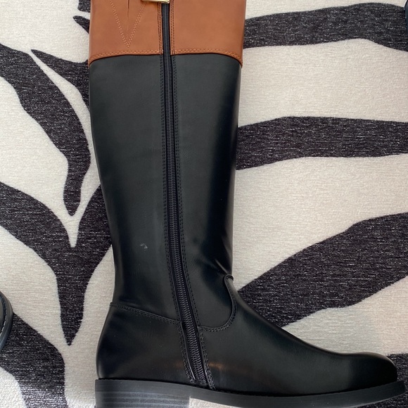 CLOSET CLEAR OUT $20 Black & Brown Boots Tommy Hilfiger 6M - Picture 5 of 5